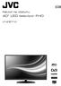 JVC 40 Inch LED FHD TV LT-40E710 07SK Manual